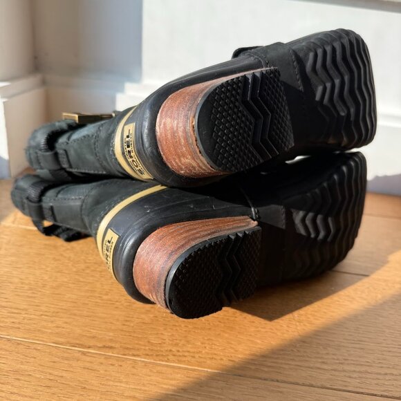 SOREL Womens Conquest Mid-Calf Boots in Black - Picture 14 of 16